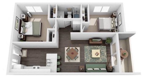 a 3132 sq ft floor plan with a bedroom and a living room